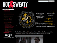 Tablet Screenshot of hotandsweatyimprov.com